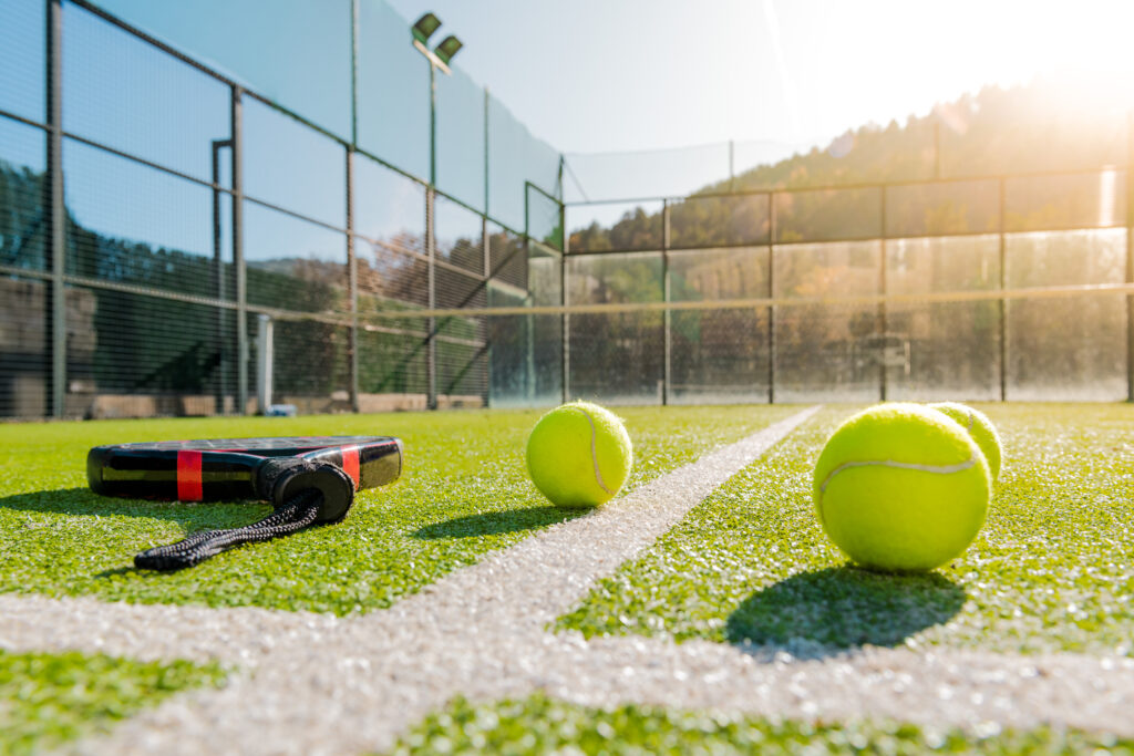 materiales cancha de padel